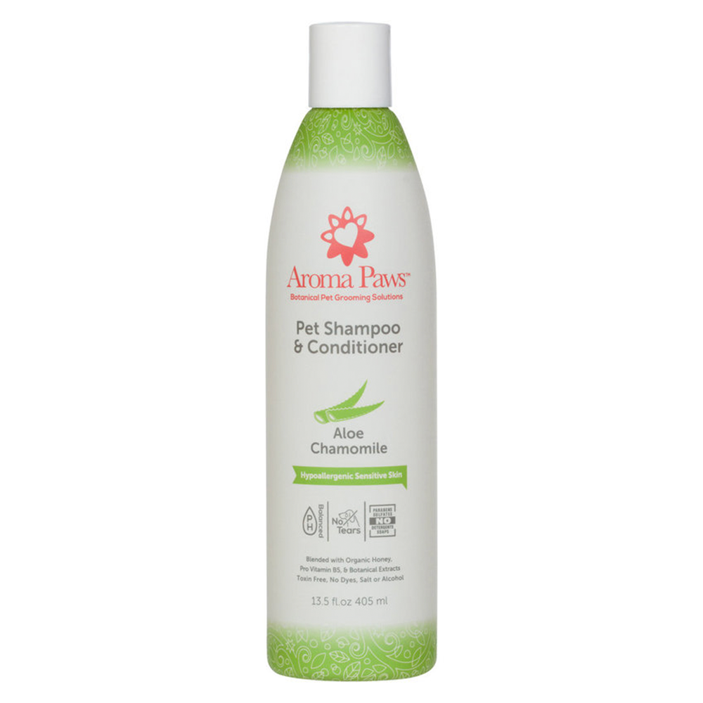 Aroma Paws Hypoallergenic Sensitive Skin Shampoo Aloe Chamomile 405ml