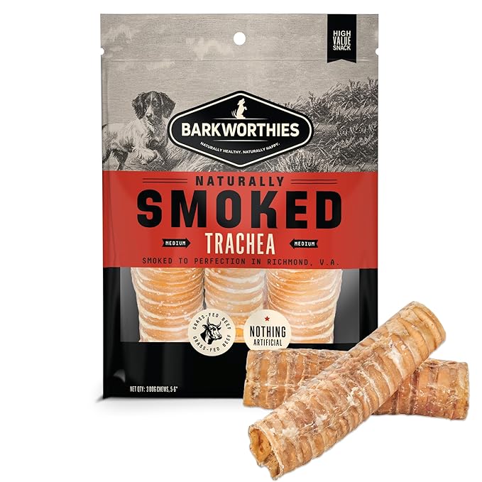 Barkworthies Smoked Trachea 3 pcs