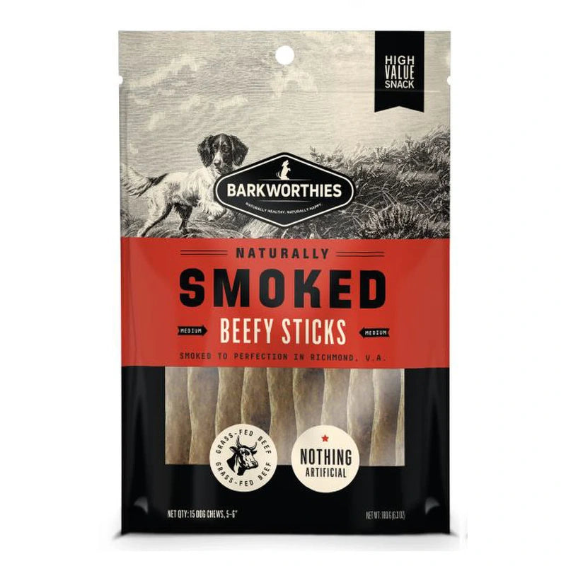 Barkworthies Smoked Beef Stick 15 pcs