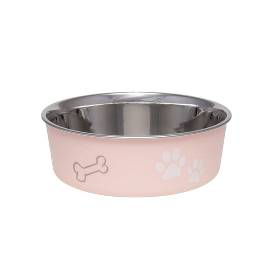 Loving Pets Bella Bowl Classic Pink Medium