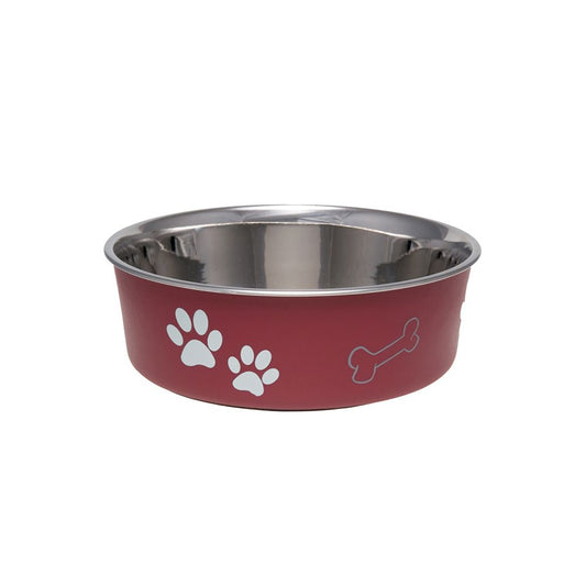 Loving Pets Bella Bowl Classic Merlot Small