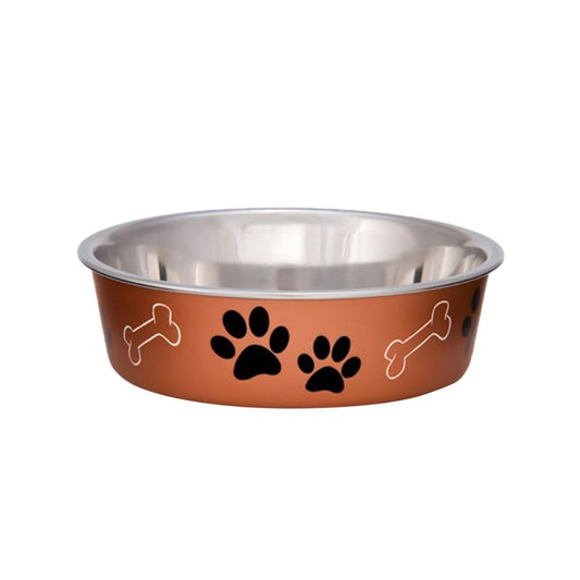 Loving Pets Bella Bowl Classic Champagne Medium