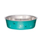 Loving Pets Bella Bowl Dragonfly Turquoise Medium