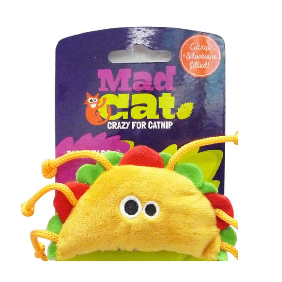 Mad Cat Tabby Taco Small Cat Toy