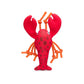 Fabdog Floatie Lobster Dog Toy