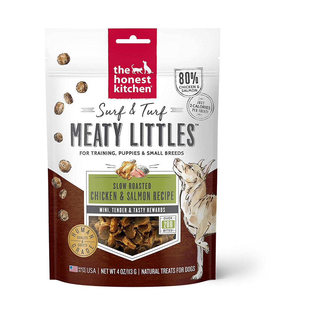The Honest Kitchen Dog Treat Meaty Littles Chicken & Salmon 113g