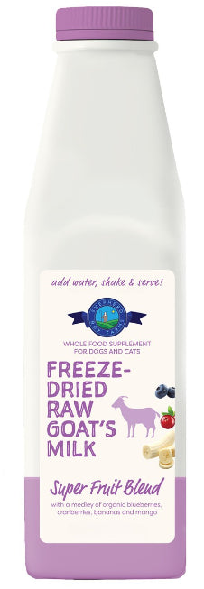 Shepherd Boy Farms Freeze-dried Raw Goat's Milk Super Fruit Blend 113g makes 946ml
