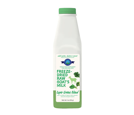 Shepherd Boy Farms Freeze-dried Raw Goat's Milk Super Greens Blend 56g makes 473ml