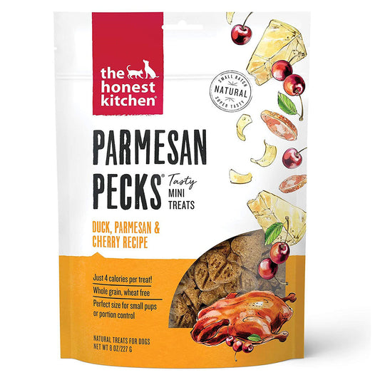 The Honest Kitchen Biscuits Parmesan Pecks Duck & Cherry 227g