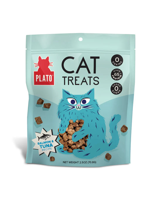 Plato Air-dried Tuna  and Salmon Cat Treats 70.8g