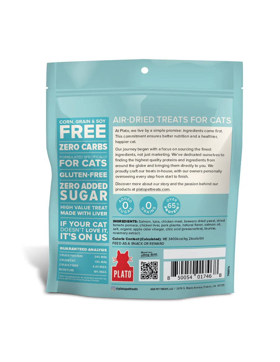 Plato Air-dried Tuna  and Salmon Cat Treats 70.8g