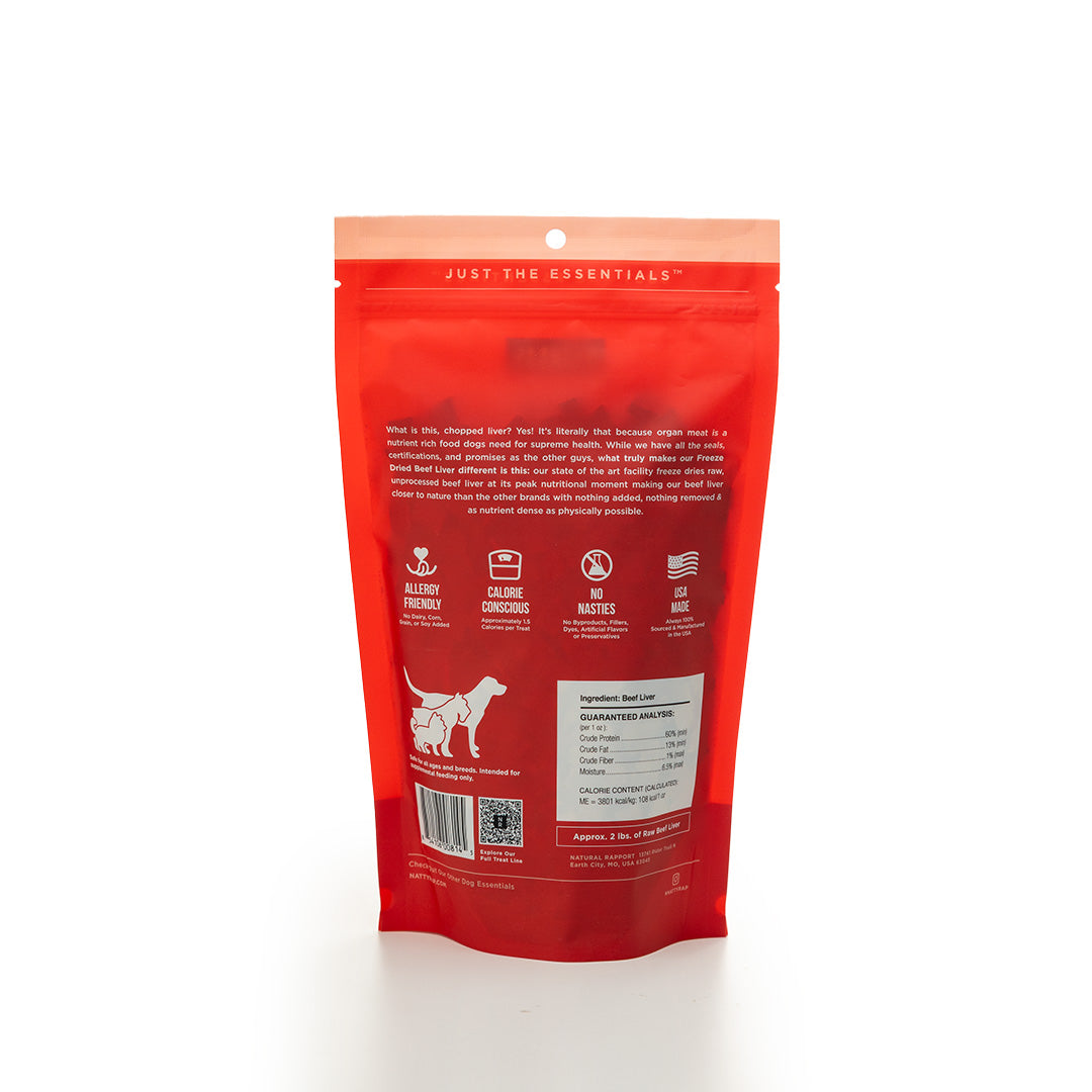 Natural Rapport Freeze-dried Beef Liver 226g