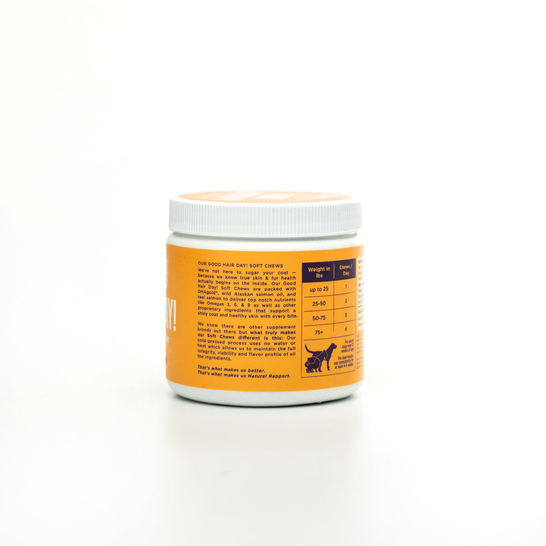 Natural Rapport Good Hair Day Cold-pressed Skin and Coat Soft Chews 264g