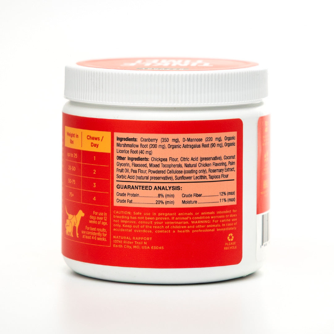 Natural Rapport Tinkle Time Cold-pressed Bladder Support Soft Chews 264g