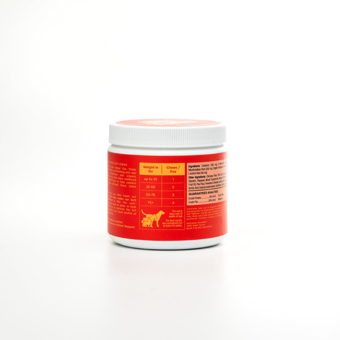 Natural Rapport Tinkle Time Cold-pressed Bladder Support Soft Chews 264g