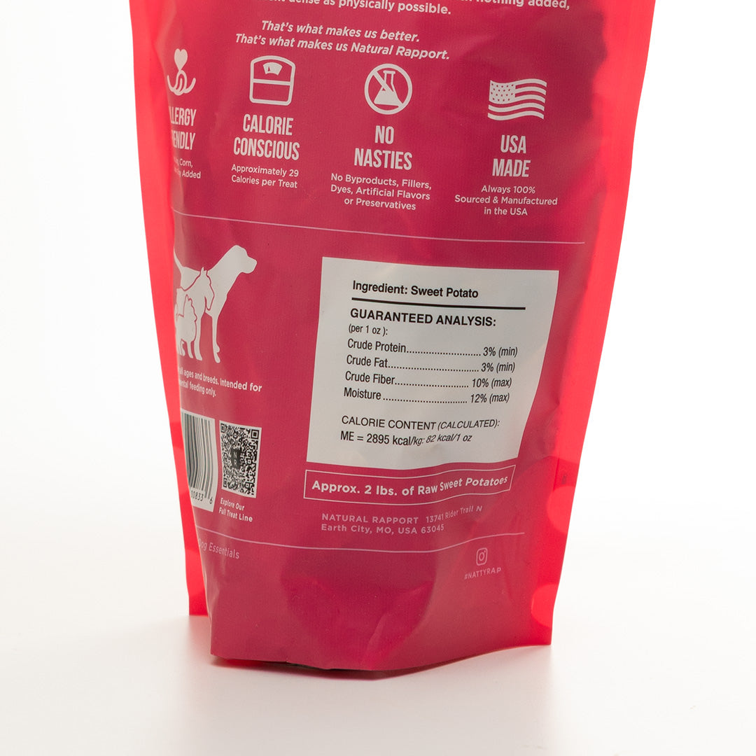 Natural Rapport Sweet Potato Chews 226g