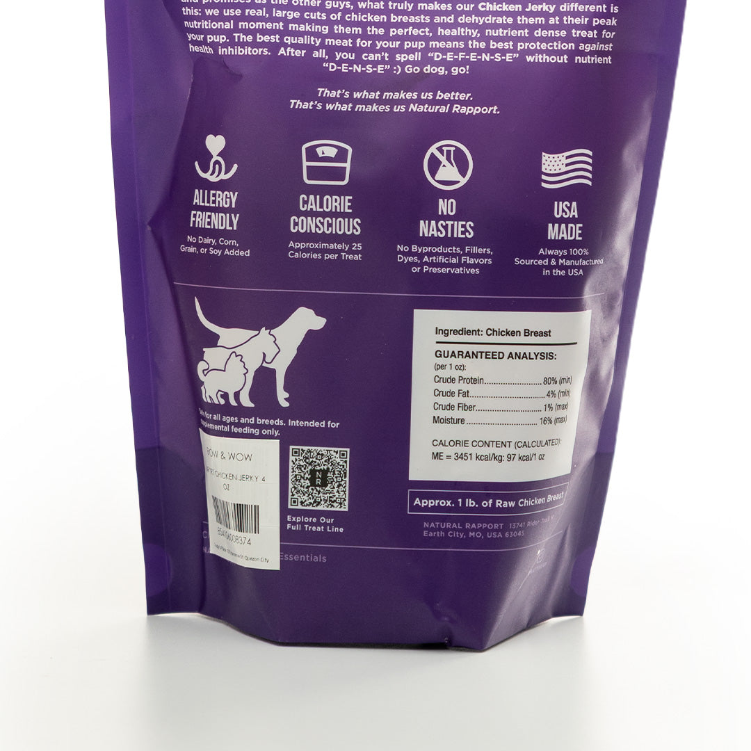 Natural Rapport Chicken Jerky 113g