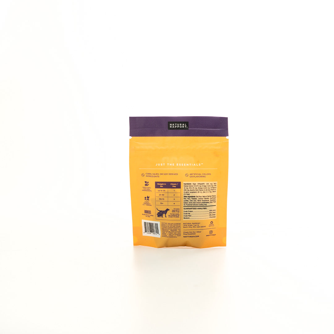 Natural Rapport Good Hair Day Cold-pressed Skin and Coat Soft Chews 28g