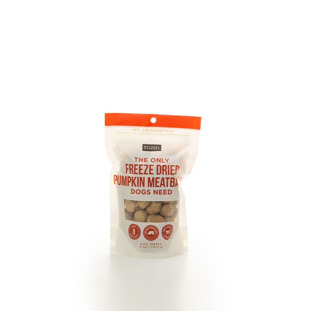 Natural Rapport Freeze-dried Pumpkin Meatballs 113g