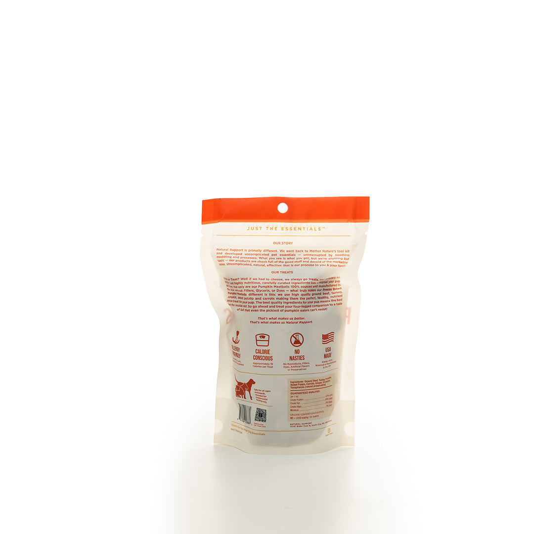 Natural Rapport Freeze-dried Pumpkin Meatballs 113g