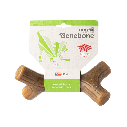 Benebone Toy Stick Bacon Large