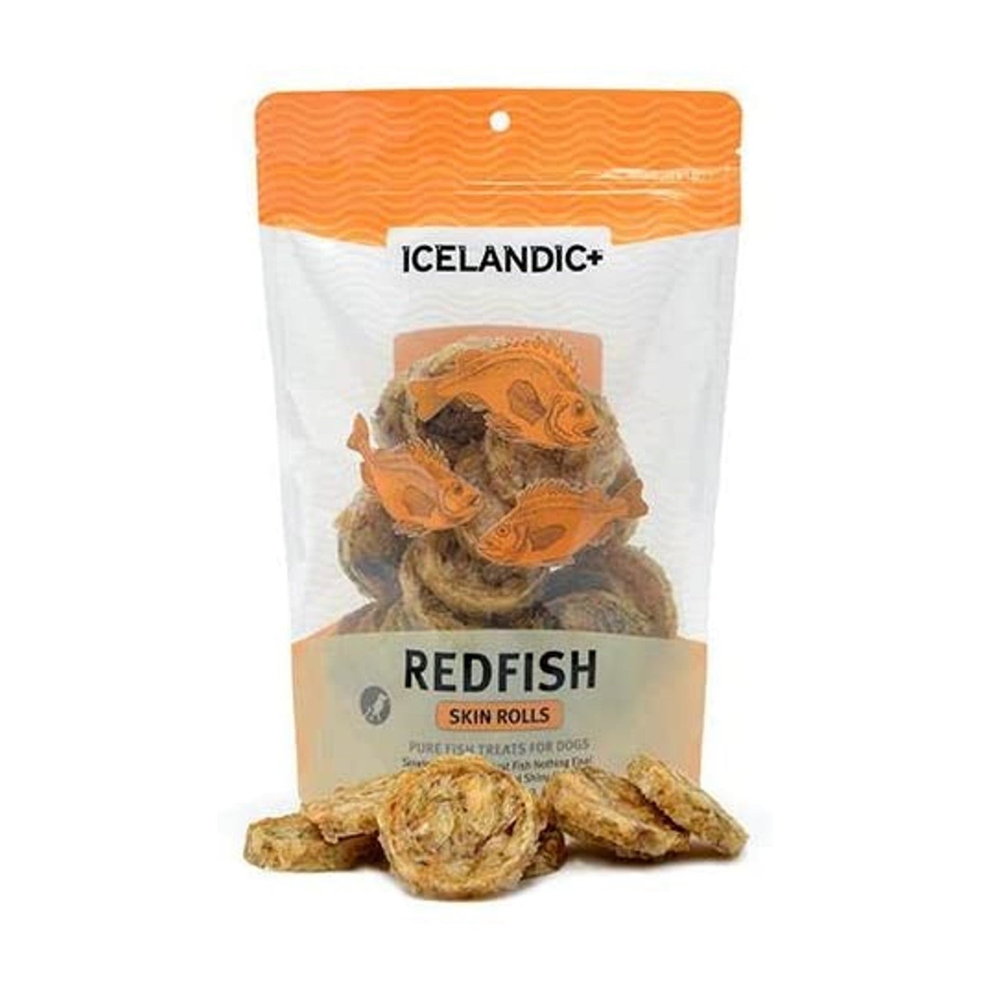 Icelandic+ Dog Treat Redfish Skin Roll 3oz