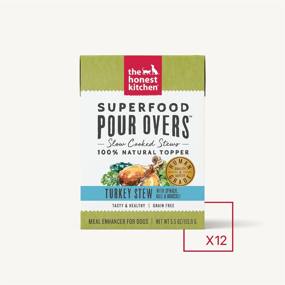 The Honest Kitchen Superfood Pour Overs Turkey Stew 156g