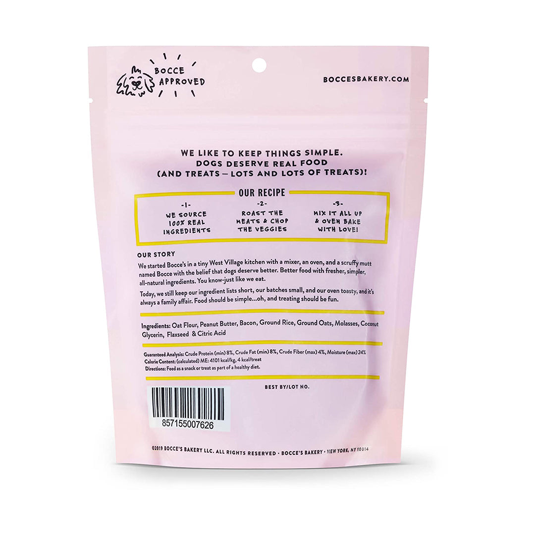 Bocce's Dog Treats Training Bites Bac'N Nutty 170g