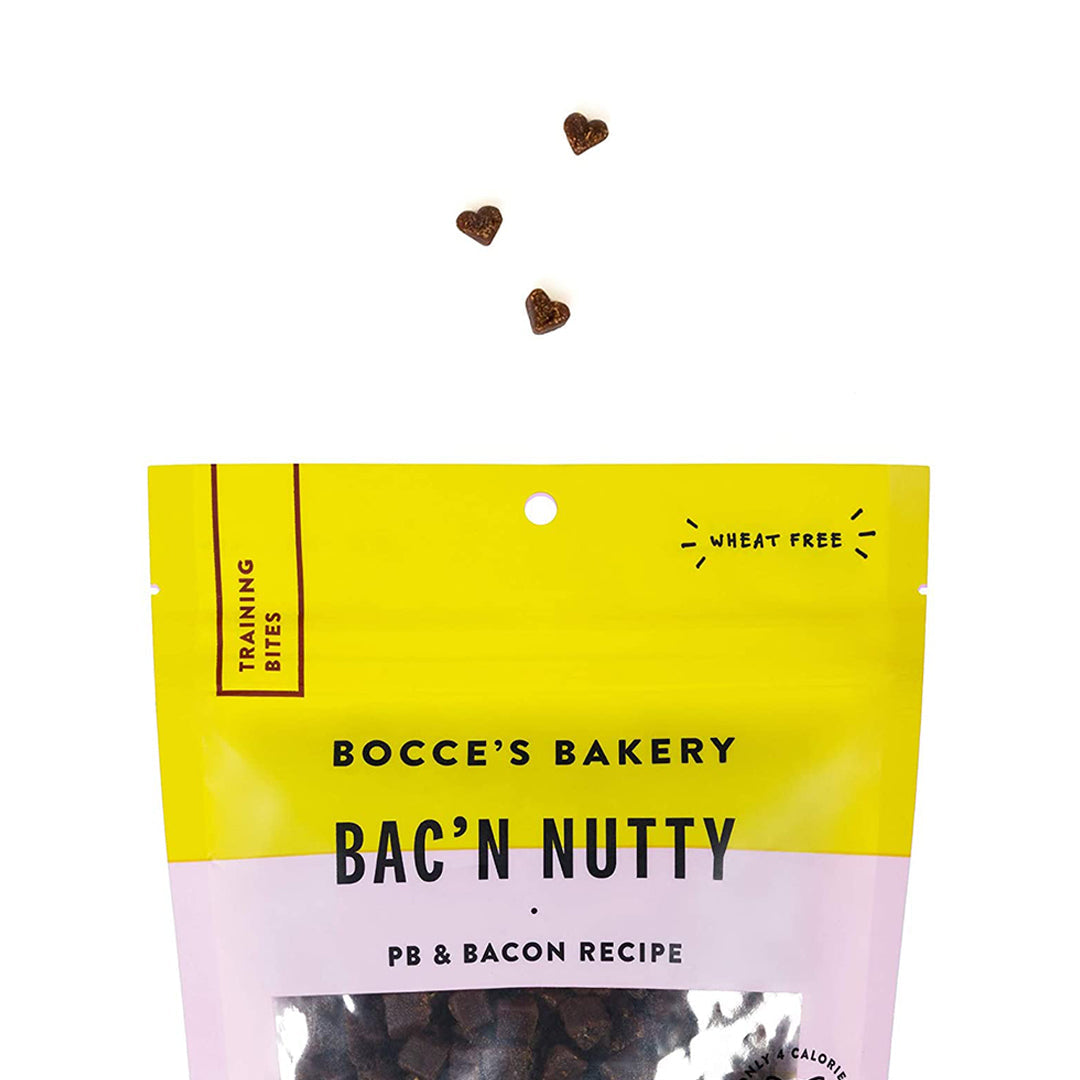 Bocce's Dog Treats Training Bites Bac'N Nutty 170g