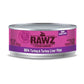 Rawz Canned Cat Food 96% Turkey & Liver 155g