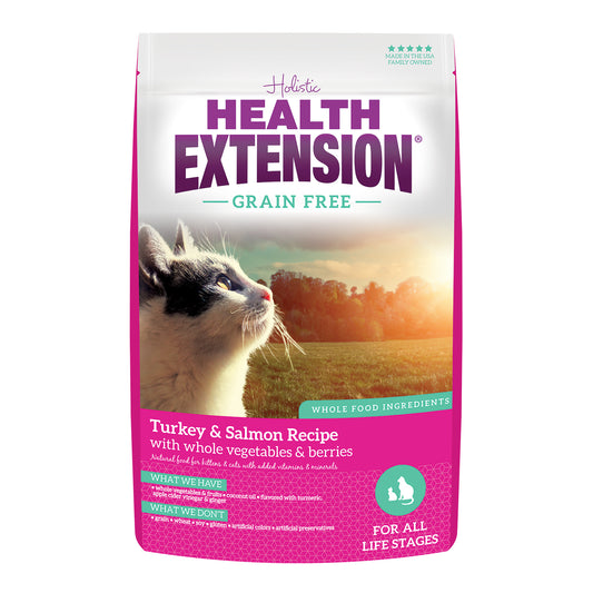 Health Extension Turkey & Salmon Recipe Dry Cat Food 1.81kg