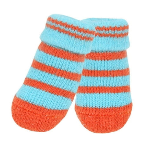 Puppia Medium Aqua Nitty Gritty Socks