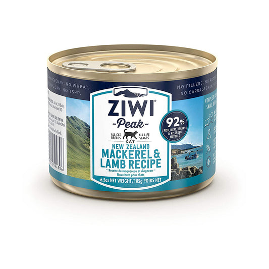 Ziwi Peak Cat Canned Food Mackarel & Lamb Recipe 185g