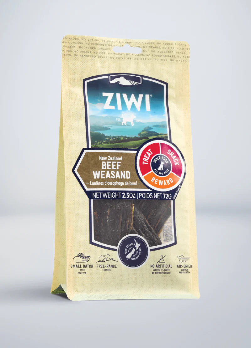 Ziwi Peak Beef Weasand Dog Treat Chews 72g