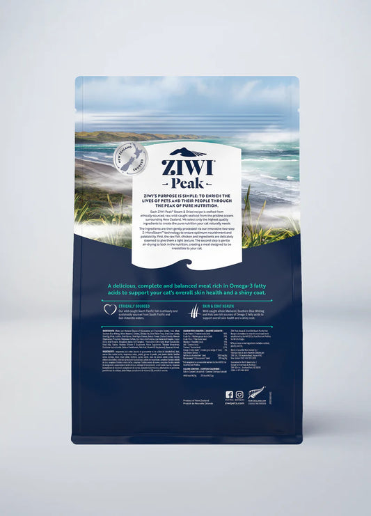 Ziwi Peak Steam-Dried South Pacific Fish Dry Cat Food 800g