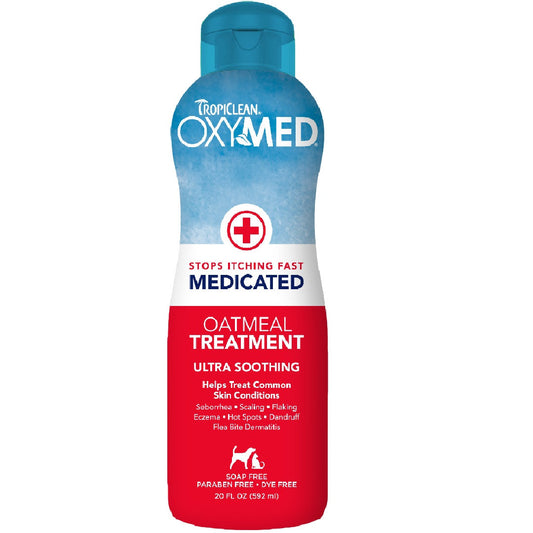 Tropiclean Oxymed Medicated Oatmeal Treatment for Pets 20oz