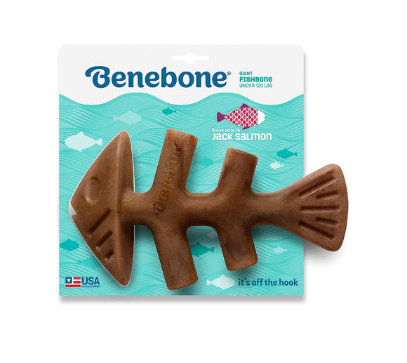 Benebone Toy Fishbone Salmon Giant