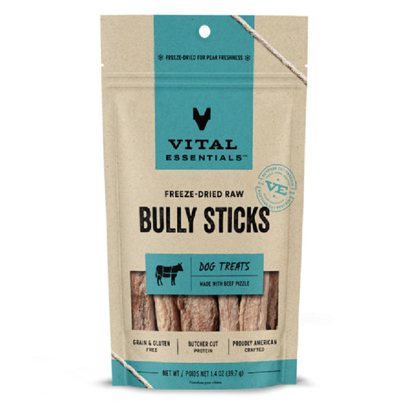 Vital Essentials Freeze-Dried Raw Bully Sticks Dog Treats 39.7g