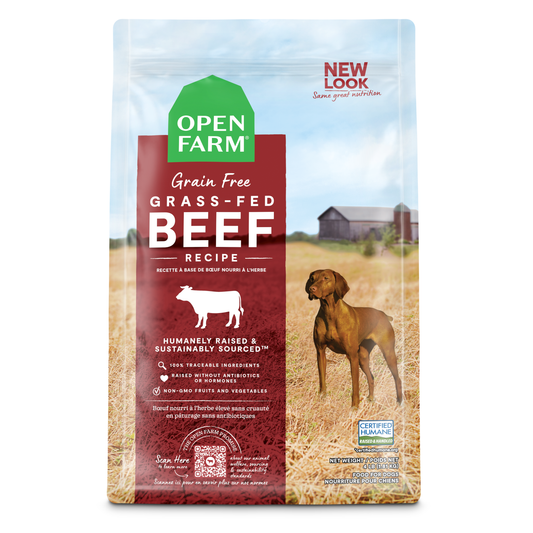 Open Farm Grain-free Grass-Fed Beef Dry Dog Food 1.81kg