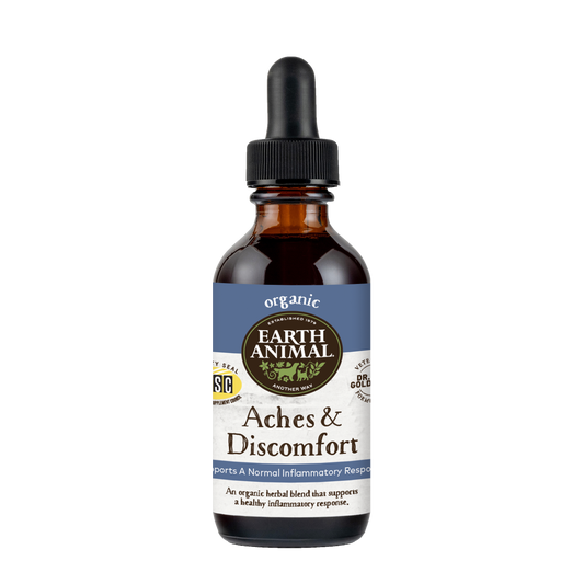 Earth Animal Aches & Discomfort Organic Herbal Remedy For Pets 59ml