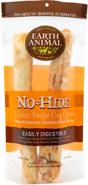 Earth Animal No-Hide Chicken Recipe Medium Chew 120g