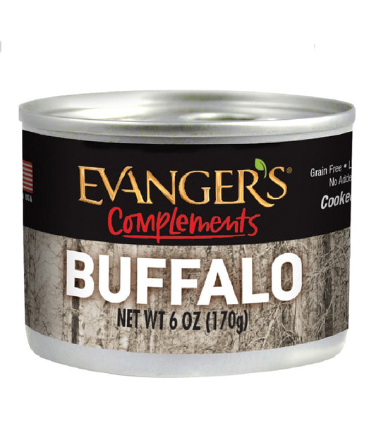 Evanger's Complements Grain-free Buffalo Dog Food 170g