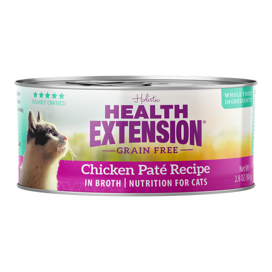 Health Extension Chicken Pate Wet Cat Food 2.8oz