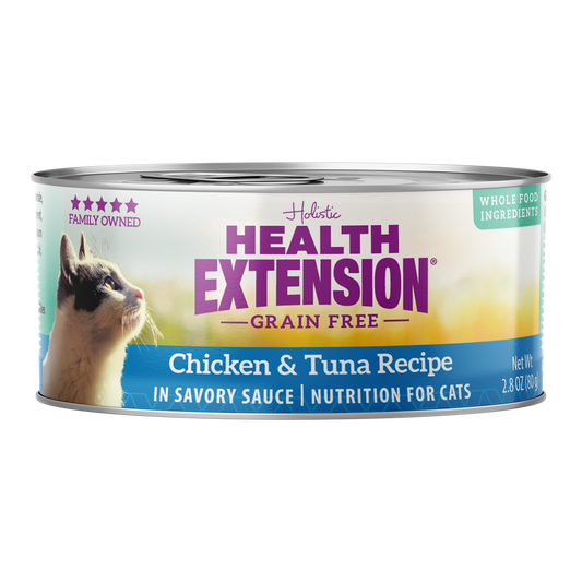 Health Extension Chicken & Tuna Wet Cat Food 2.8oz