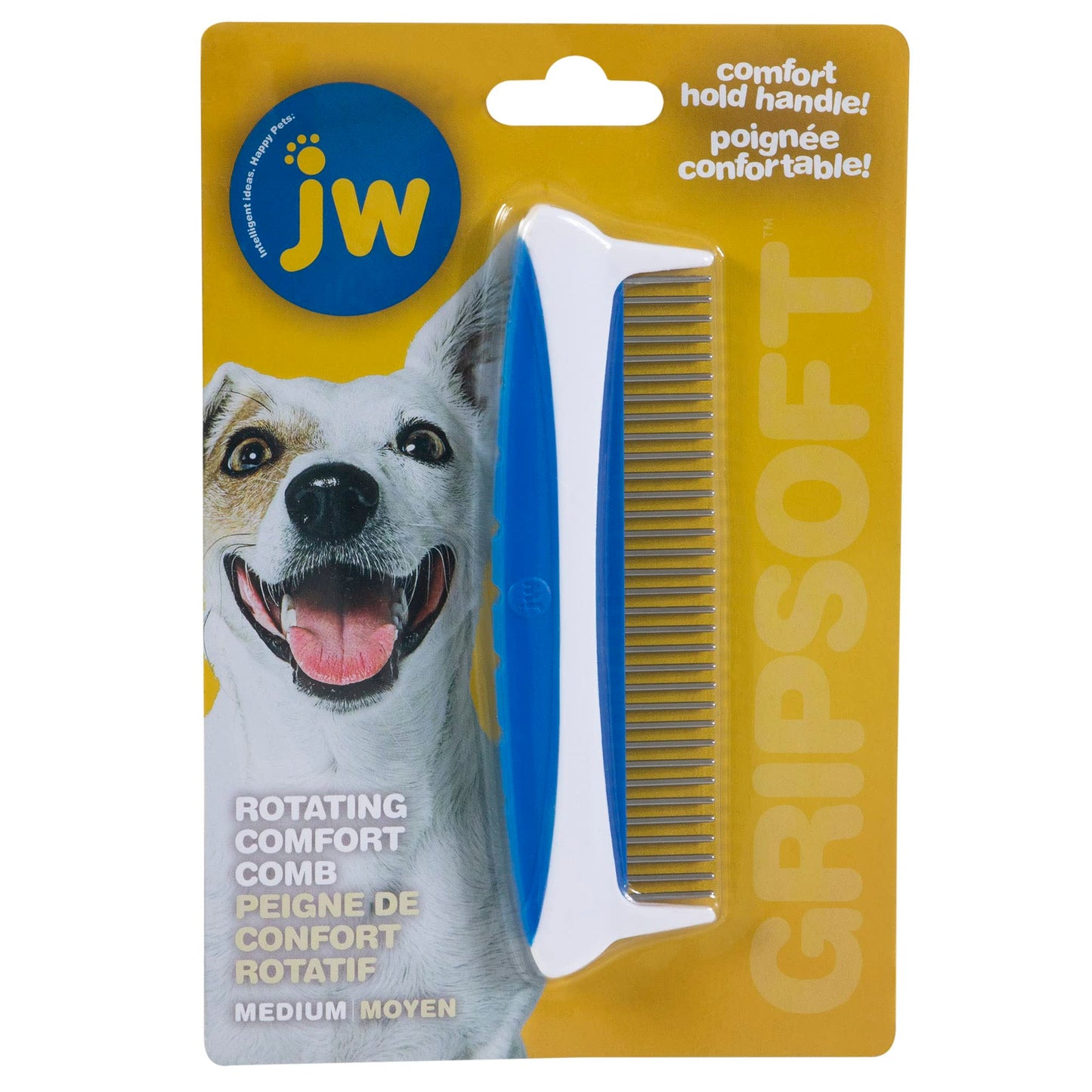 JW Gripsoft Rotating Comfort Comb Medium
