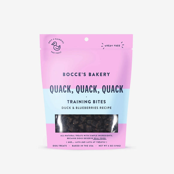 Bocce's Bakery Quack, Quack, Quack Duck & Blueberries Recipe Training Dog Treats 170g