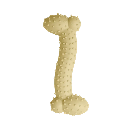 Snugarooz Eco-friendly Thermoplastic Rubber (TPR) Chew Toy Lil Baby Bone in Yellow