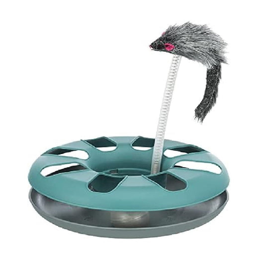 Trixie Crazy Circle Mouse Green Cat Toy