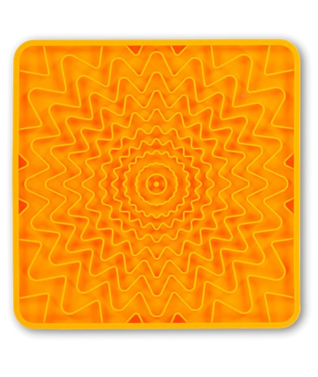Messy Mutts Interactive Silicone Lick Mat Orange