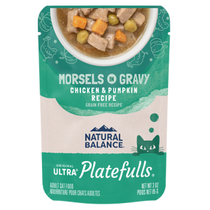 Natural Balance Platefulls Cat Food Chicken & Pumpkin Formula in Gravy 3 oz